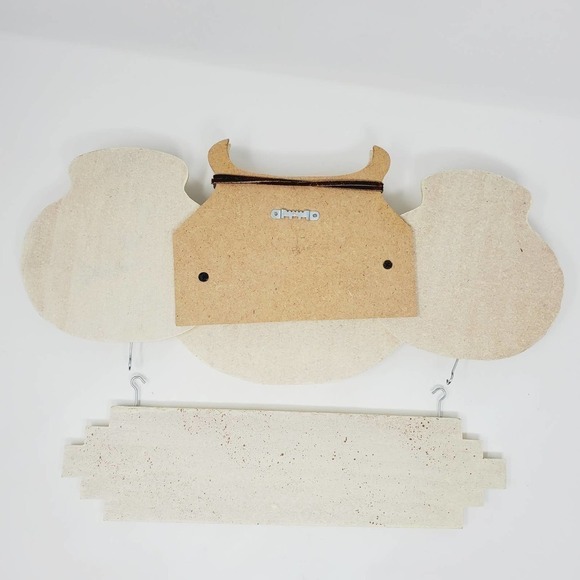 Welcome Sign Southwestern Wall Hanging Native Art Pottery Design Leather Strap - Picture 6 of 12